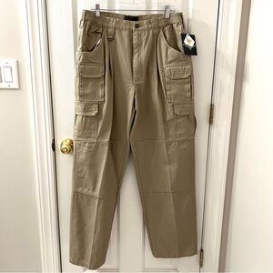 Elite Series Tactical Pants Men's 36x34 Khaki Tan Cargo Teflon Pants New W/t